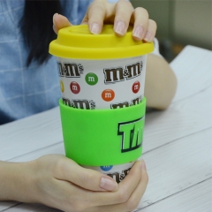 14oz Porcelain Travel Mug With Silicone Lid