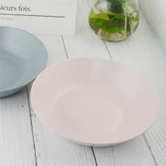 Wholesale light  pink beautiful porcelain  dinner soup bowl