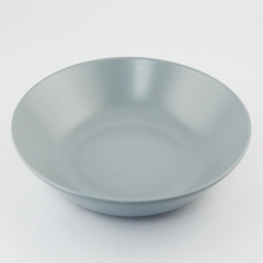 Wholesale light gray  beautiful porcelain  dinner soup bowl