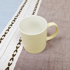 浅色釉新骨瓷杯陶瓷杯带柄