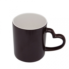 Hot product custom 11oz white ceramic coating mug