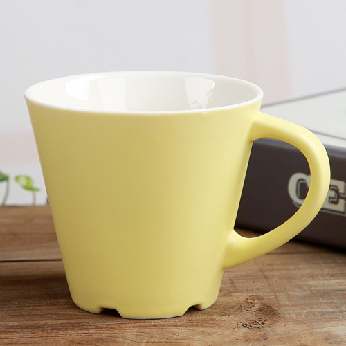 12OZ logo decal design customized ceramic mugs porcelain coffee cup