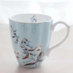 2018 Best selling China manufacturer decal  ceramic mugs with inside printing