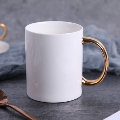 Eco-friendly white ceramic cup made in China
