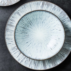 最受欢迎的圆形日式陶瓷碗汤碗