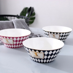 Wholesale china supplier white porcelain bowl customized 6inch ceramic bowl