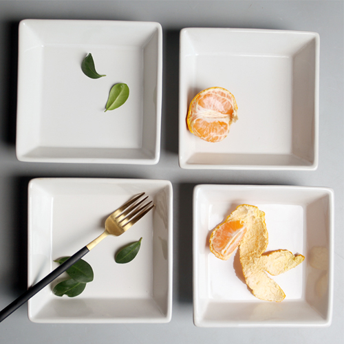 创意陶瓷方形沙拉碗简单时尚的家居陶瓷碗