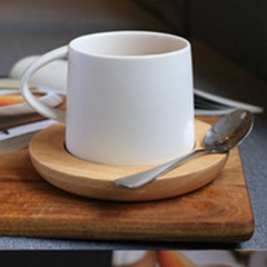 推广定制印刷设计的白色陶瓷咖啡杯