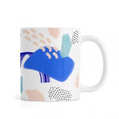 Custom blank white sublimation ceramic white coffee mug with logo