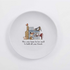 6英寸 8英寸 10英寸定制贴花白色陶瓷晚餐餐盘
