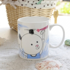 Custom blank white sublimation ceramic white coffee mug with logo