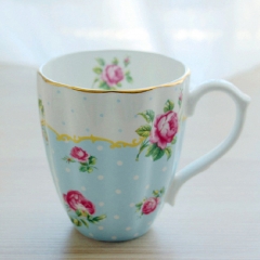 Bone China mug large capacity European coffee mug ceramic mug can be customized