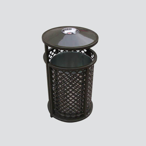 garden metal mesh rubbish bins