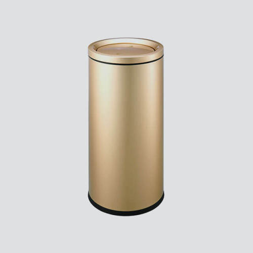 Indoor stainless steel trash can