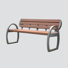 cast aluminum wpc garden park bench