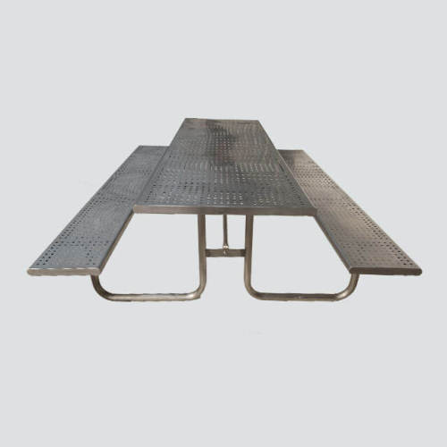 outdoor stainless steel picnic table