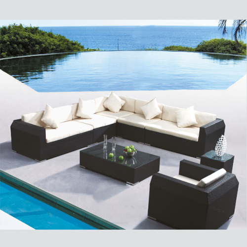 8pcs outdoor rattan furniture sofa patio wicker sofa sets