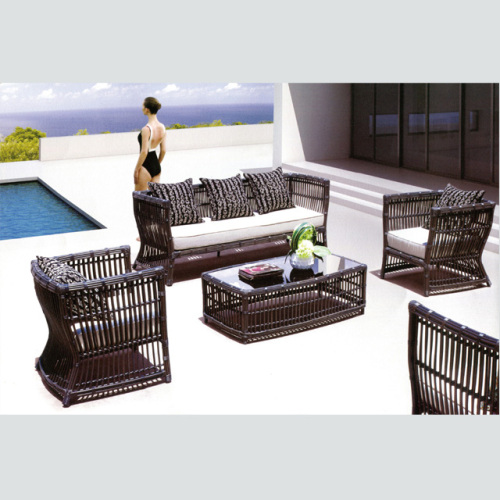 Aluminium Rattan / Wicker Sofa Set Garden Outdoor Furniture