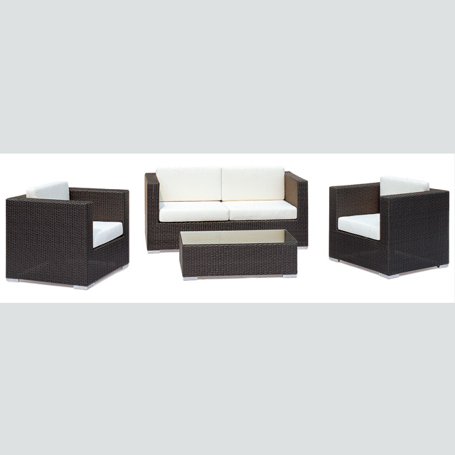 Green rattan wicker furniture american design sofa set