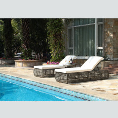 Commercial Outdoor Beach Lounger Daybed