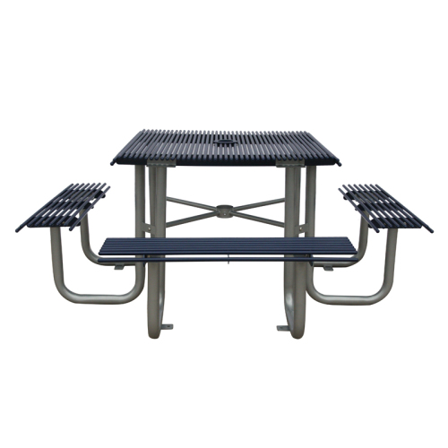 Outdoor metal table and chairs