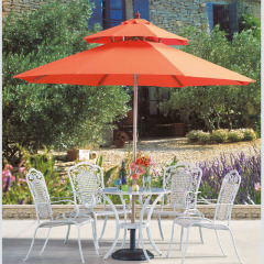 High quality outdoor garden beach patio umbrella sun umbrella cover table and chair garden grass flower protection windproof