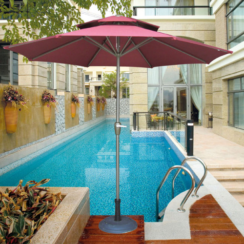 High quality outdoor garden beach patio umbrella sun umbrella cover table and chair garden grass flower protection windproof