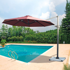 Waterproof Casual Sunshade Garden Table 9FT Parasol Outdoor Patio Umbrella
