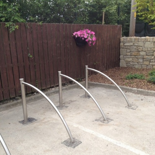 stainless steel bike rack