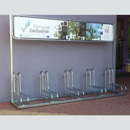 BR25 Iron/Stainless steel bike rack