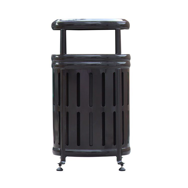 powder coating metal trash bin