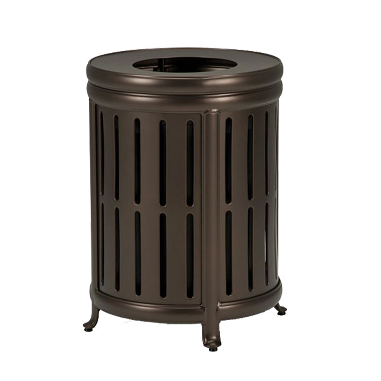 powder coating metal trash bin