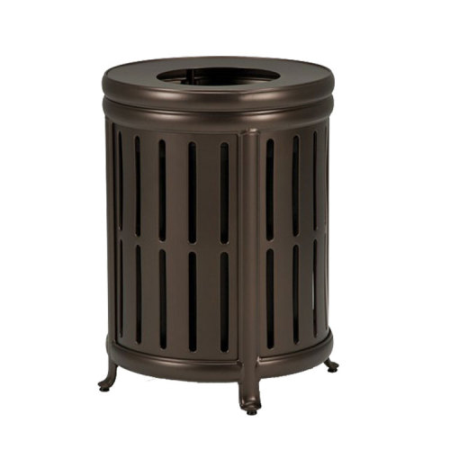 powder coating metal trash bin