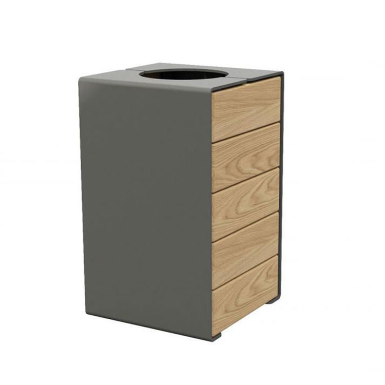 Outdoor Square Garbage Recycle Bin
