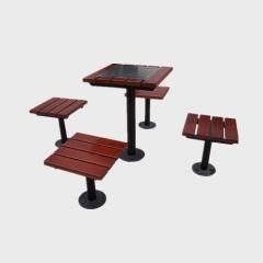 Wood table set