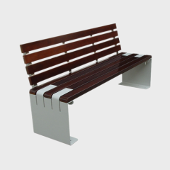 Urban outdoor wood bench furniture