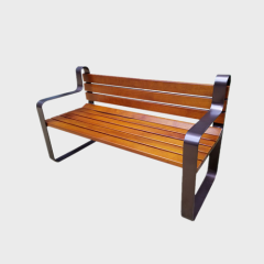 2 person outdoor wooden patio bench