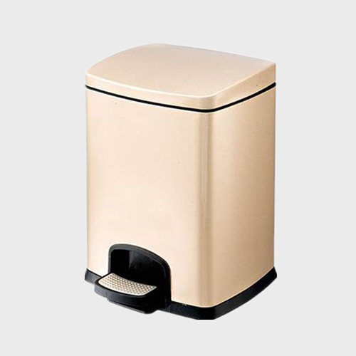 Rocking Lid Stainless Steel Trash Can For Hotel