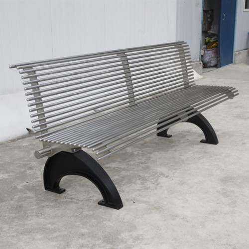 Stainless steel tube Park bench exported to USA