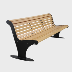 outdoor garden wooden seating bench