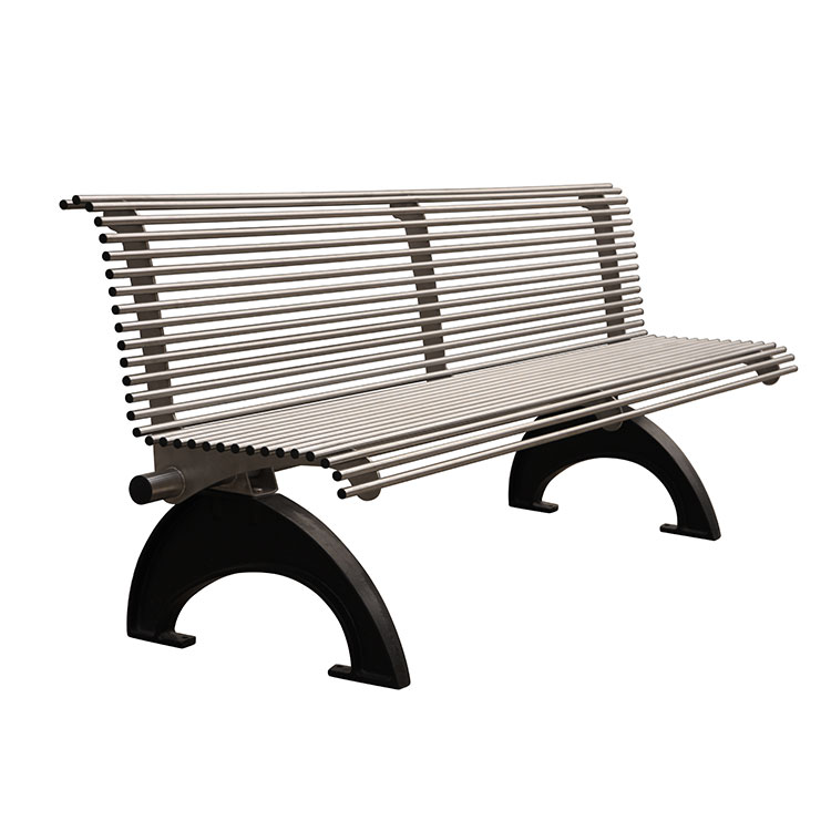commerical design outdoor cast iron garden bench