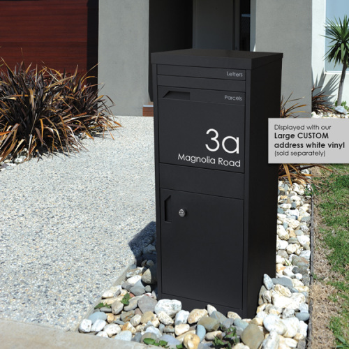 modern black mailbox apartment building mailboxes