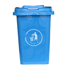 outdoor street large plastic waste bins