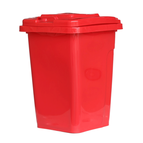 cheap and nice quality red plastic dustbin