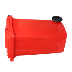 cheap and nice quality red plastic dustbin