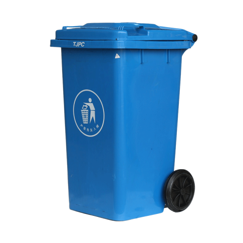 outdoor big plastic garbage bin
