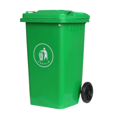 outdoor large plastic recycling trash can