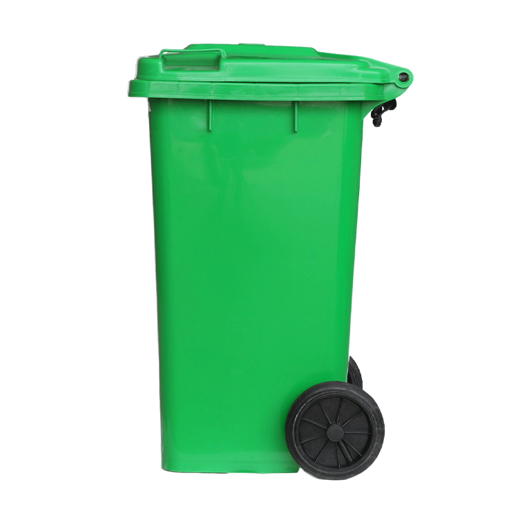outdoor large plastic recycling trash can