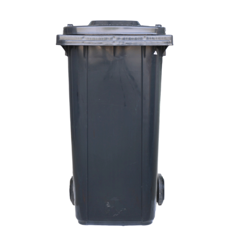 home and garden black garbage bin