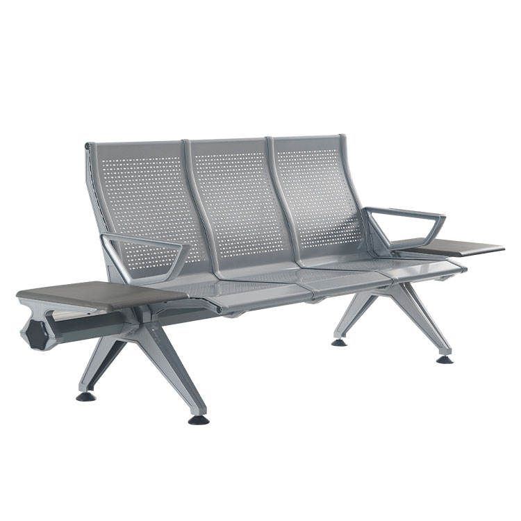 indoor commercial 3 seater steel benches